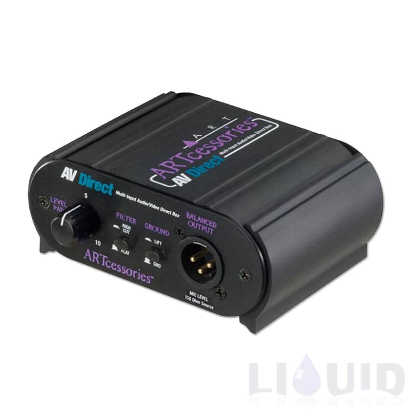 ART AVDirect 1-Channel Passive, Multiple Input Direct Box image 1