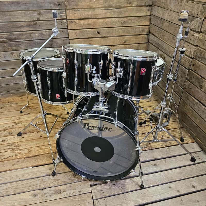 Premier APK Vintage Drum Kit, Black USED! RKAPK290426 image 1