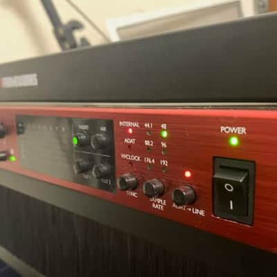 Focusrite Clarett+ OctoPre 8-Channel ADAT Preamp w/ Free Hosa 10ft. ADAT Cable image 3