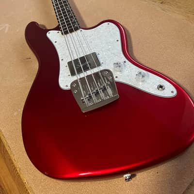 Squier Paranormal Rascal 2024 - Candy Apple Red - Modded image 1