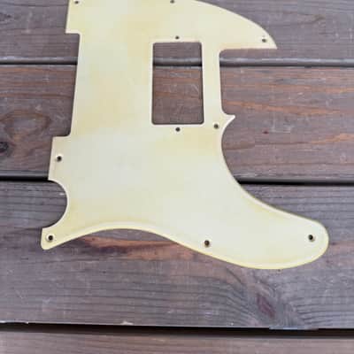 Real Life Relics Aged Cream Telecaster® Pickguard 1 Ply 8 Hole Beveled With Pickup Screw Holes    [PGAU4] image 2