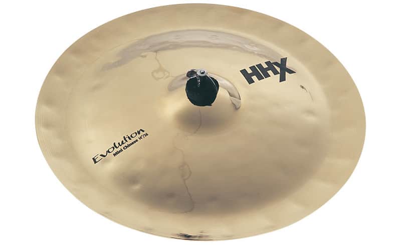 Sabian 14-Inch HHX Evolution Mini Chinese Brilliant Finish Cymbal image 1
