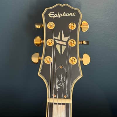 Epiphone Bjorn Gelotte Signature "Jotun" Les Paul Custom 2016 - 2019 - Ebony image 6