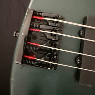 ULTRA LYTE 6.74 pound P Bass Lyte MIJ Refin Brit Racing Green w/ EMG BQS Schaller Hipshot image 10