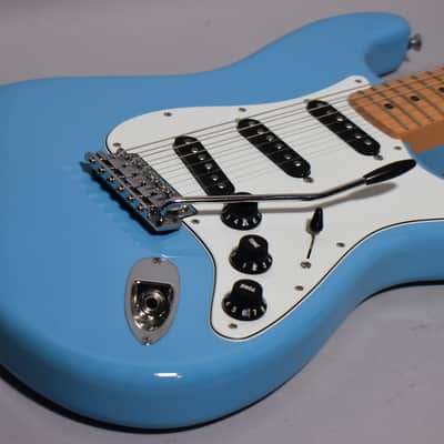 2023 Fender MIJ Limited International Color Maui Blue Stratocaster w/HSC image 9
