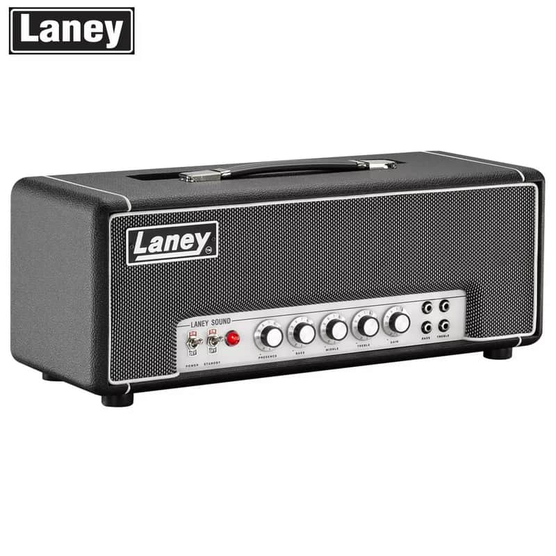 Laney LA30BL Black Country Customs Guitar Amplifier Head, 30-Watt Channel image 1