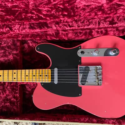 Fender Nocaster 51 relic 20th anniversary custom shop 2015 - Faded fiesta red image 2