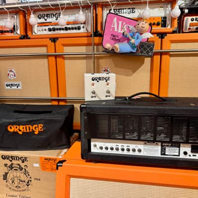 Orange Amplification SUPER STACK ROCKERVERB 100 H & PPC412 Cabinet 4x12” Made in UK image 20