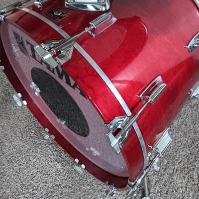 Tama Superstar Drum Set 1980s - Cherry Wine - Excellent image 6
