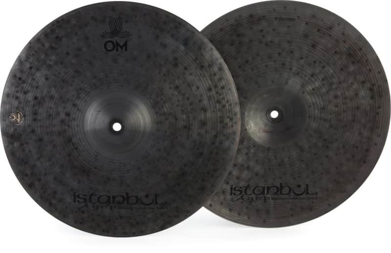Istanbul Agop Cindy Blackman Santana OM Signature Hi-hat Cymbals - 15 inches image 1