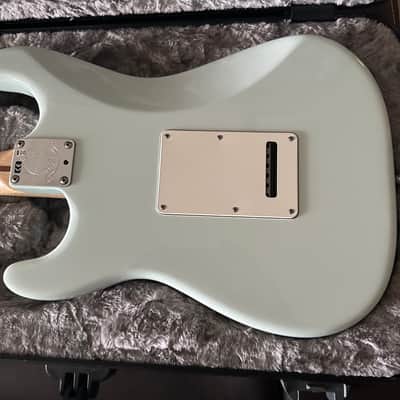 2014 Fender Limited Edition American Standard Stratocaster Channel Bound 2016 - Sonic Blue image 5