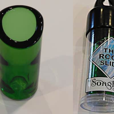 The Rock Slide GRS-MG Green Rock Glass Guitar Slide Size Medium image 1