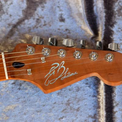 Build to Order GB Liuteria Traditional Strato Evolution Light blue relic image 4