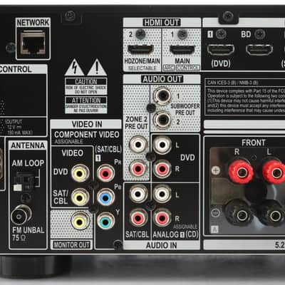 Pioneer Elite VSX-90 7.2 Channel Network AV Reciever w/ Remote #48228 image 10