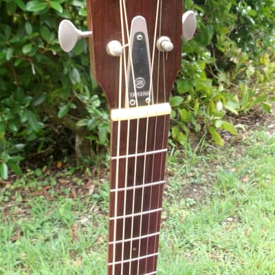 1971 Yamaha FG180 Red Label (New Frets Installed)+Yamaha Original Rocket Case image 5