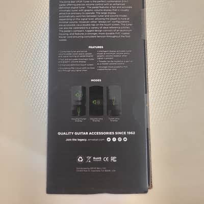 Ernie Ball P06203 VPJR Tuner / Volume Combo Pedal - Black - BRAND NEW SEALED image 3