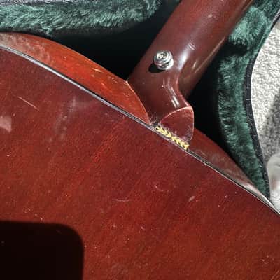 Yamaha FG-180 Jumbo Dreadnought - Nippon Gakki Red Label Japan - Freshly Serviced - Neck Reset / Nut / Saddle - Relic image 8