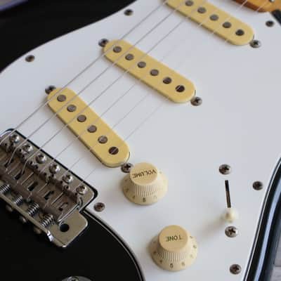 1985 Squier (by Fender Japan) SST-36 Vintage Stratocaster (Black) image 5