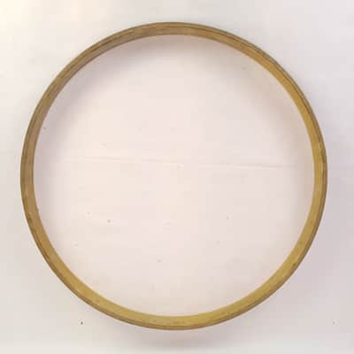 22"x1.5"x3/8" Bass Drum Hoop/Rim Vintage Black Paint No Inlay Channel In Round image 5