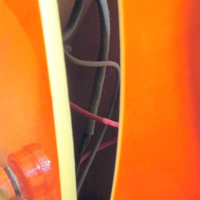 Used Gretsch G3140 Historic Synchromatic Thinline Orange VGC image 12