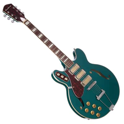 Airline Guitars H77 Vintage Teal Left Handed Bild 6