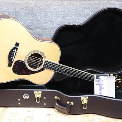 Yamaha LL56 Custom ARE II Original Jumbo Type Acoustic Guitar w/Case #IJY086A image 9