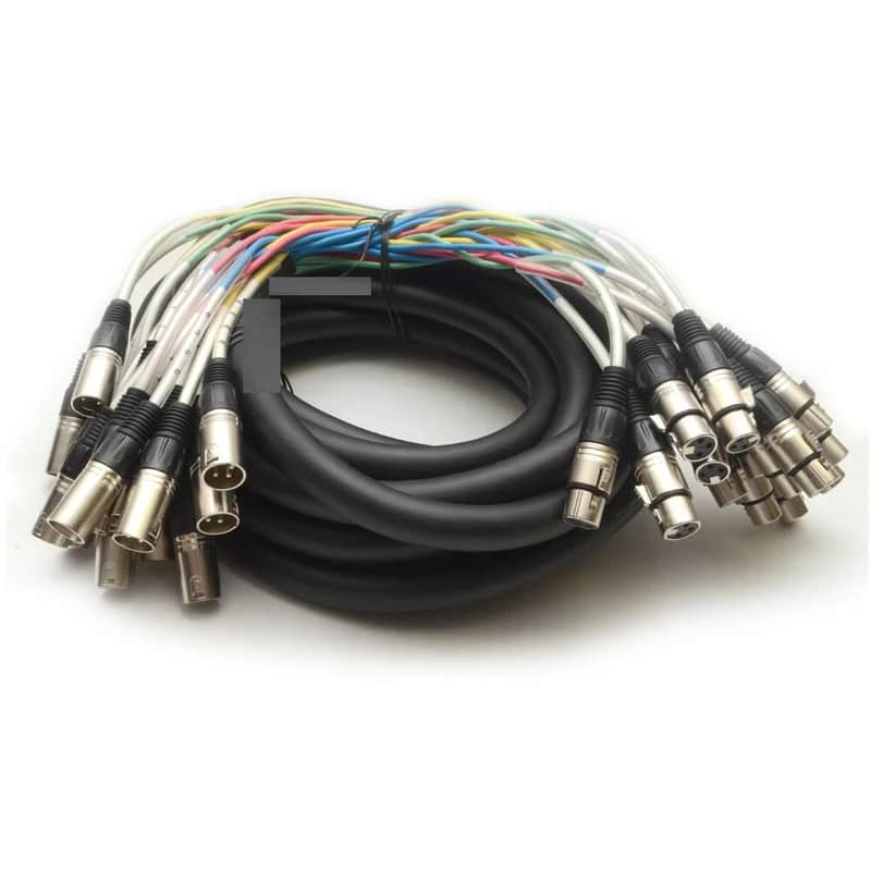16 CHANNEL XLR SNAKE CABLE - 25 Feet Pro Extension Stage/Recording image 1