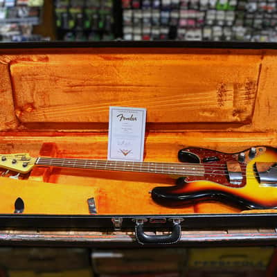 FenderCustom Shop Time Machine 1962 Jazz Bass Relic - 3-Color Sunburst image 3