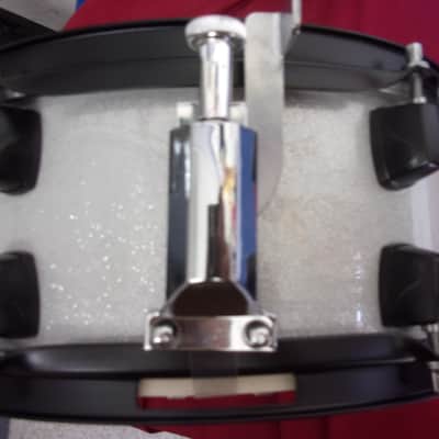 NEW Ludwig 12" x 5" Mini Piccolo Snare Drum Sparkle Silver from Questlove Pocket Set image 5
