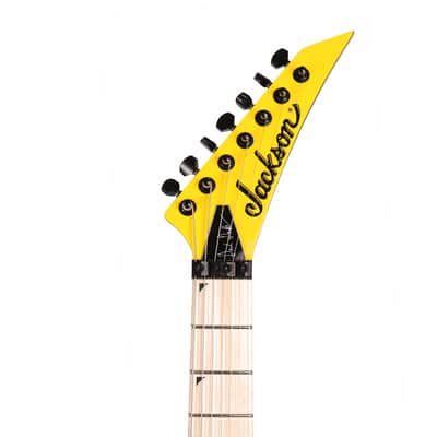Jackson Pro Series Dave Davidson Signature Warrior WR7 Ferrari Yellow image 6