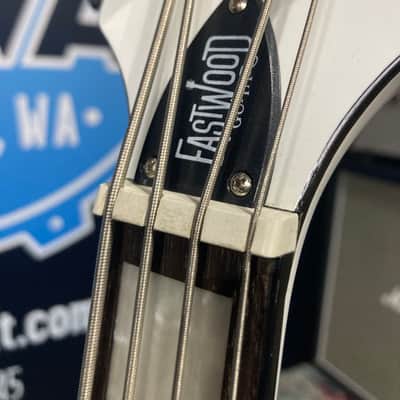 Eastwood Tom Hamilton's Aerosmith, Airline Map DLX  White "Dressing Room Bass" (#23) 2000s - White image 13