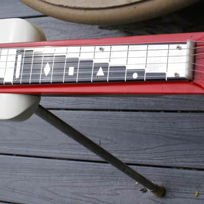 National Dynamic Consolette Lap Steel Guitar with Legs & OHSC image 4