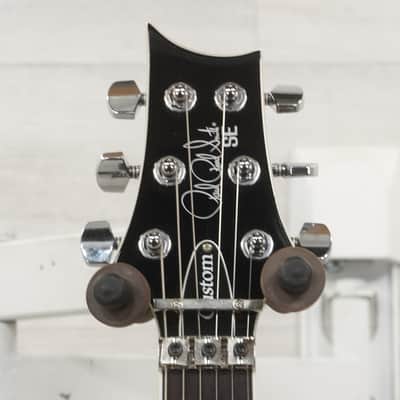 PRS SE Custom 24 Floyd Quilt Top Electric Guitar - Gray Black - Gig Bag Included image 6