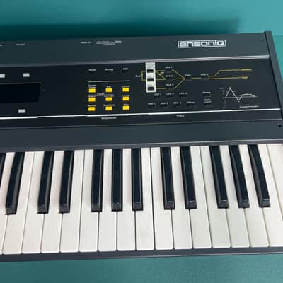 Ensoniq ESQ-1 Wave Synthesizer 1986 - Black “Metal Version” + Music Pack Cart image 6