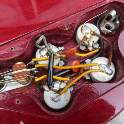 GIBSON LES PAUL SG 1963 CHERRY ORIGINAL MAESTRO CLEAN! image 21