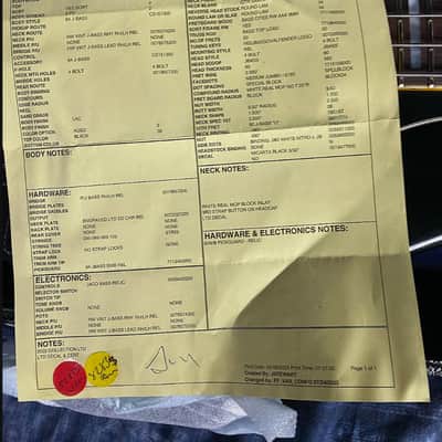 Fender Custom Shop Limited Edition Custom Jazz Bass Heavy Relic - Aged Black - Authorized Dealer - G02846 - 9.5lbs - Open BOX - SAVE BIG! image 13