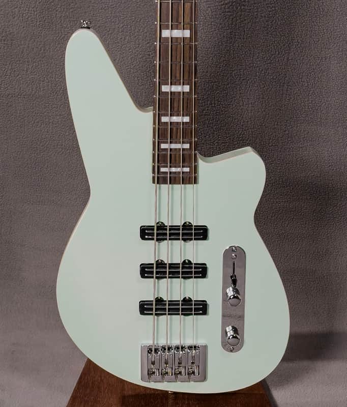 Reverend Triad Iconic Blue Electric Bass Guitar image 1