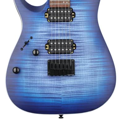 Ibanez Standard RGA42FML Left-handed - Blue Lagoon Burst Flat image 1