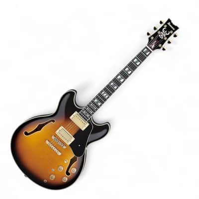Ibanez JSM10 John Scofield Signature - Vintage Yellow Sunburst, Semi-Hollowbody Guitar with Hardshell Case image 1