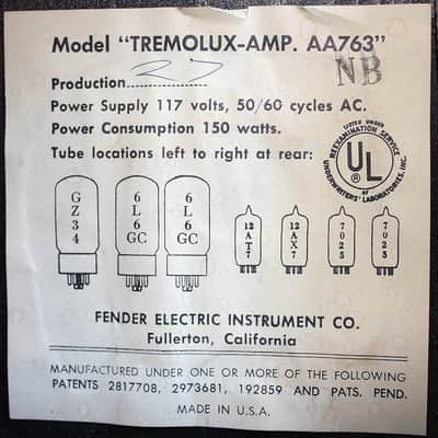 Fender TREMOLUX 1964 - blonde image 12