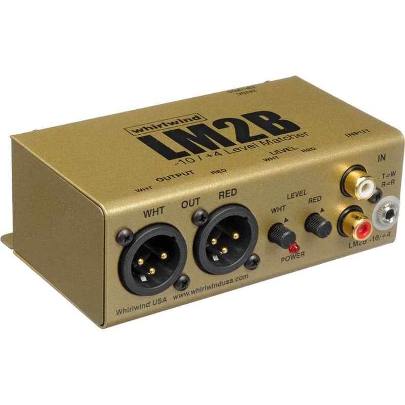 Whirlwind LM2B 2-Channel Unbalanced to Balanced Line Converter image 1