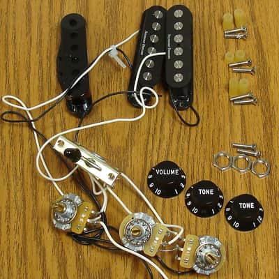 Fender Blackmore Strat PICKUPS POTS SWITCH & KNOBS SET Duncan Quarter Pound SALE image 1