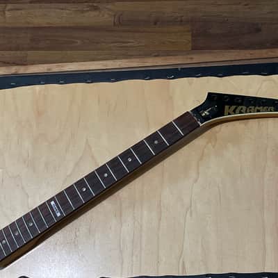1980's Kramer USA American R2 Bound Pointy Guitar Neck Floyd Ready 22 Fret Inlay @ 12th Fret image 1