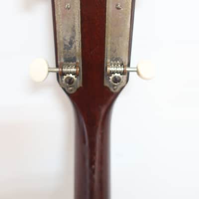 Vintage 1960s Harmony Stella 4 String Acoustic Tenor Guitar Clean Works Great Sunburst Clean! image 12
