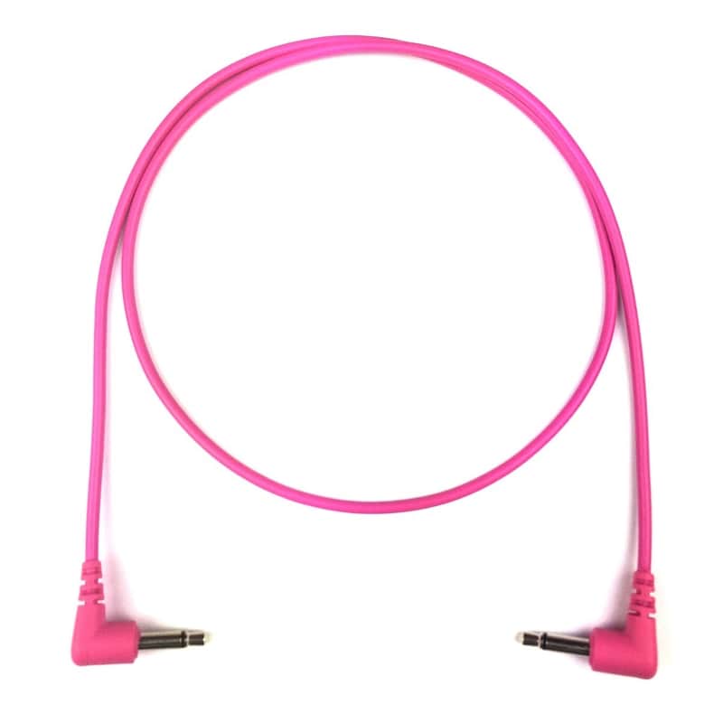 Tendrils Cables Right Angled Eurorack Patch Cable (60cm - Magenta) 6 Pack image 1