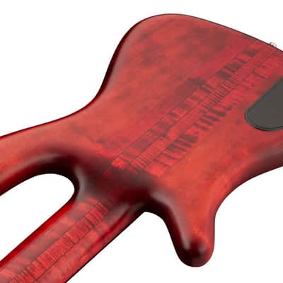 Warwick Pro Series Streamer Stage I-5 String-Burgundy Red Transparent Satin image 7