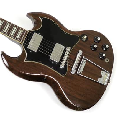 1971 Gibson SG Standard - Walnut Finish - Stop Tail Angus Young Vibe - Large Pickguard image 8
