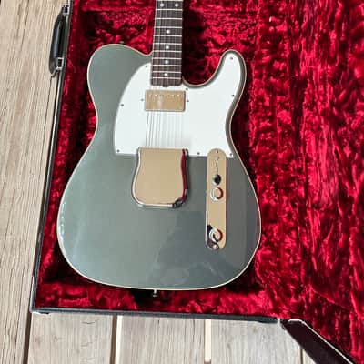 Fender Custom shop American telecaster charcoal gray HS H S With case custom shop image 4