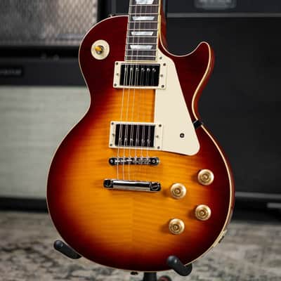 Epiphone 1959 Les Paul Standard Reissue Electric Guitar - Deep Cherry Sunburst with Hardshell Case image 3