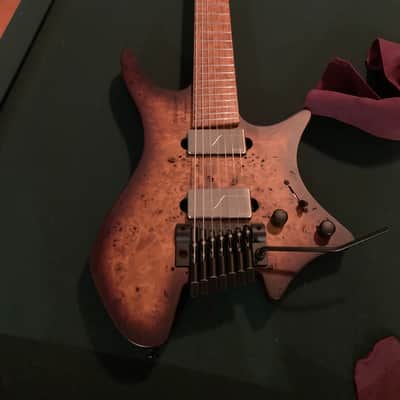 Strandberg Boden Original 7 Trem (Vintage Burst) Poplar Burl Electric Guitar image 7